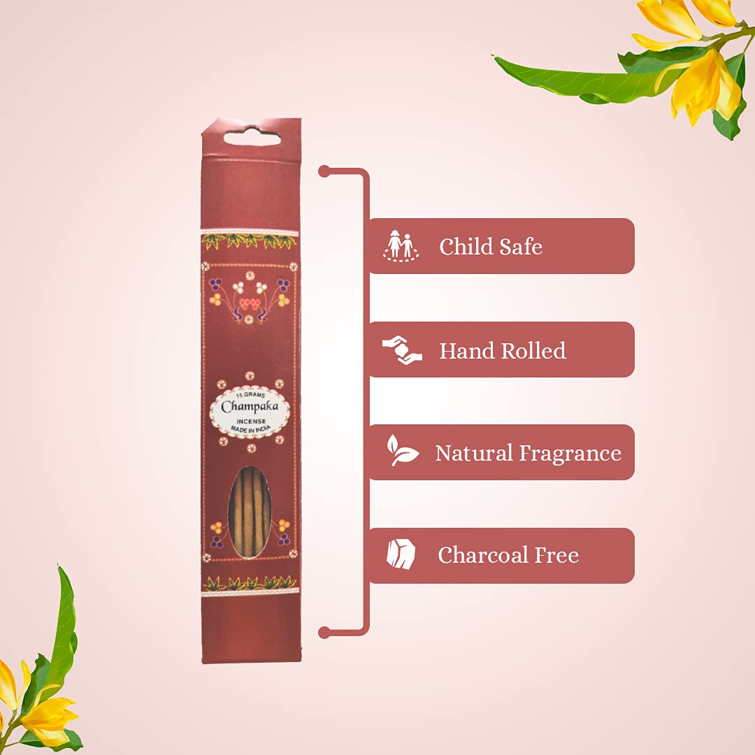 Arham Champaka Incense Sticks (Pack of 6)